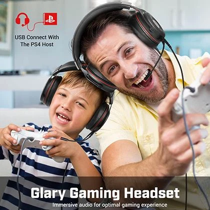 EKSA E900 Pro 7.1 Virtual Surround Sound Gaming Headset For PC, PS4, PS5(Black) price in Pakistan