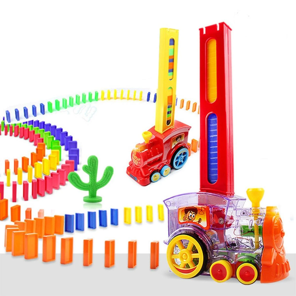 Domino Train Car set / Domino’s Train with Blocks for kids price in Pakistan