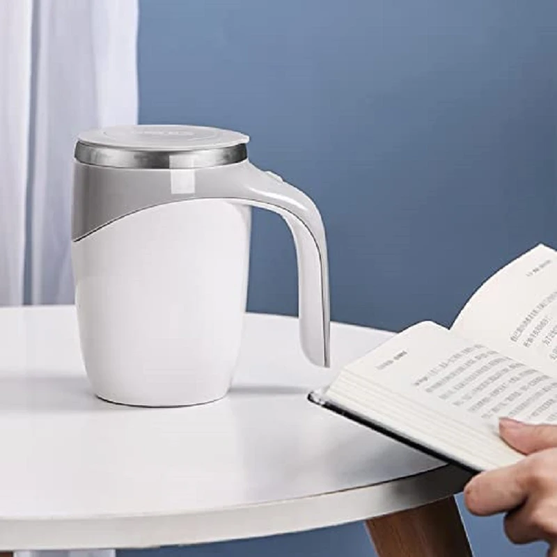 New Automatic Self Stirring Magnetic Mug Creative Stainless Steel Coffee Milk Mixing Cup Blender Lazy Smart Mixer Thermal Cup price in Pakistan