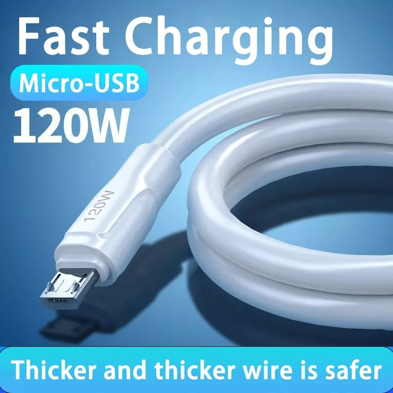 120W Super Fast Charging Micro USB Cable for All Smartphones price in Pakistan