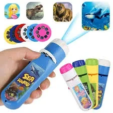Hot Selling Projector Flashlight for Kids Early Childhood Educational Toy Birthday Gift Projector Torch for kids Multicolor price in Pakistan