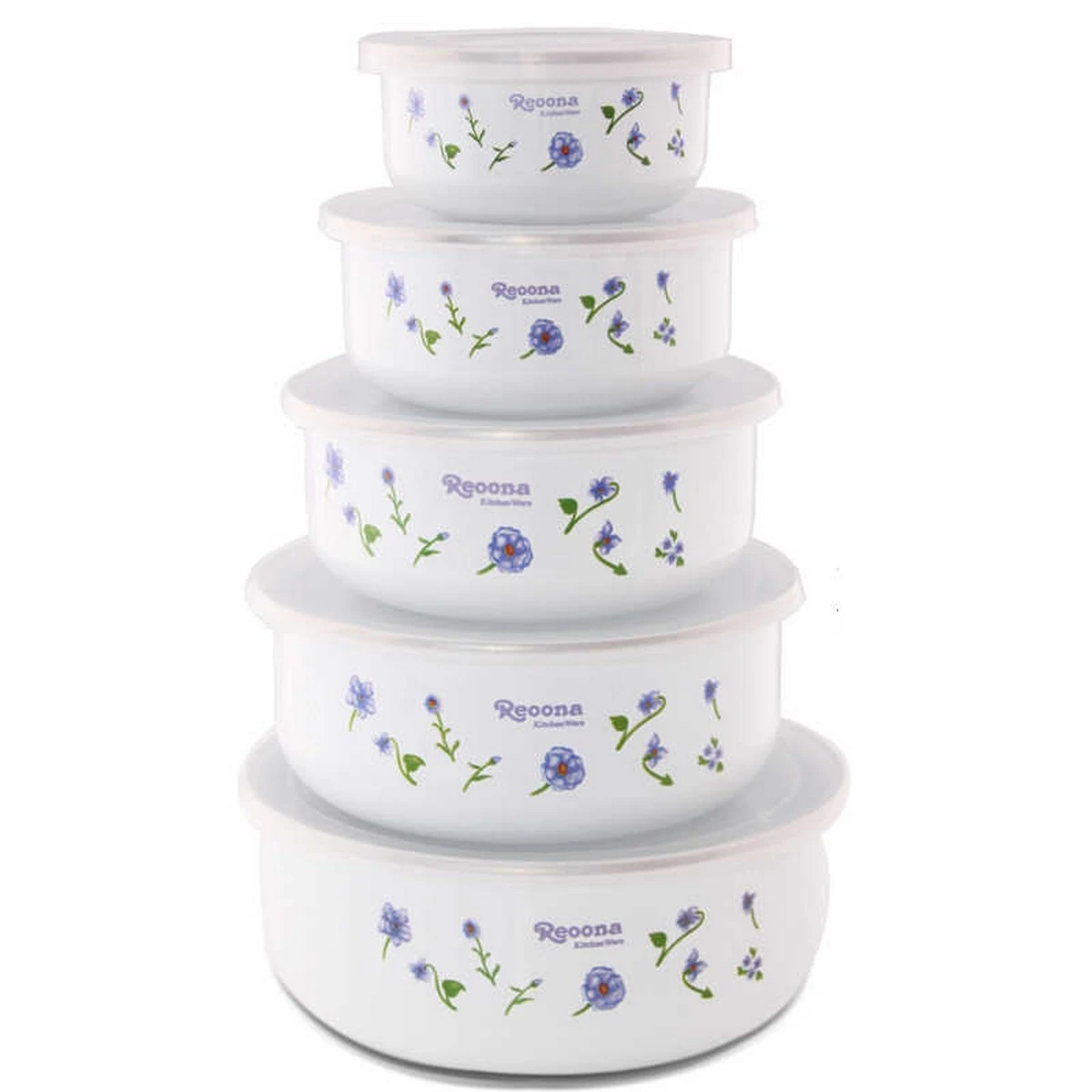 Reoona Kitchen Storage Bowl Set 5 PCS – White price in Pakistan