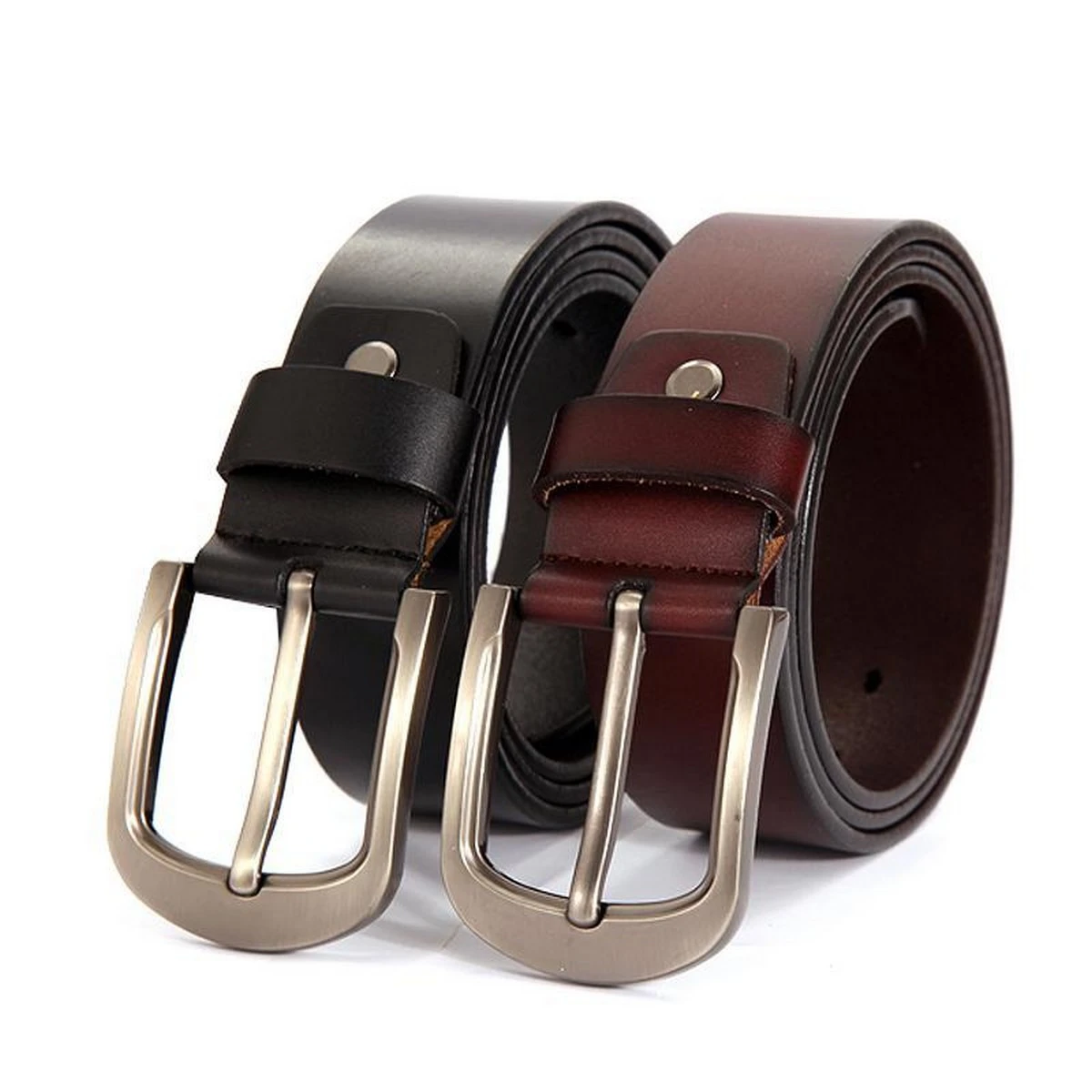 Pack Of 2 – Leather Belts Black And Brown For Men price in Pakistan