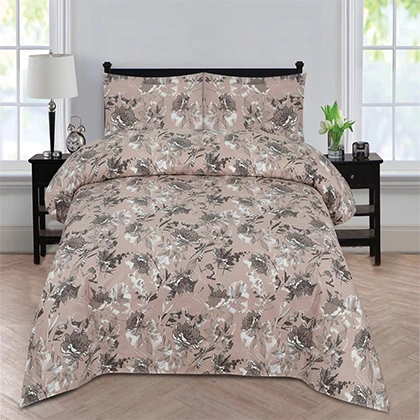 Pure Cotton Sating Export Quality King Size Bedsheet -BFHA738 (B) price in Pakistan