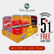 Fm Foods Snakitos Cans Tray 5 Plus 1 price in Pakistan