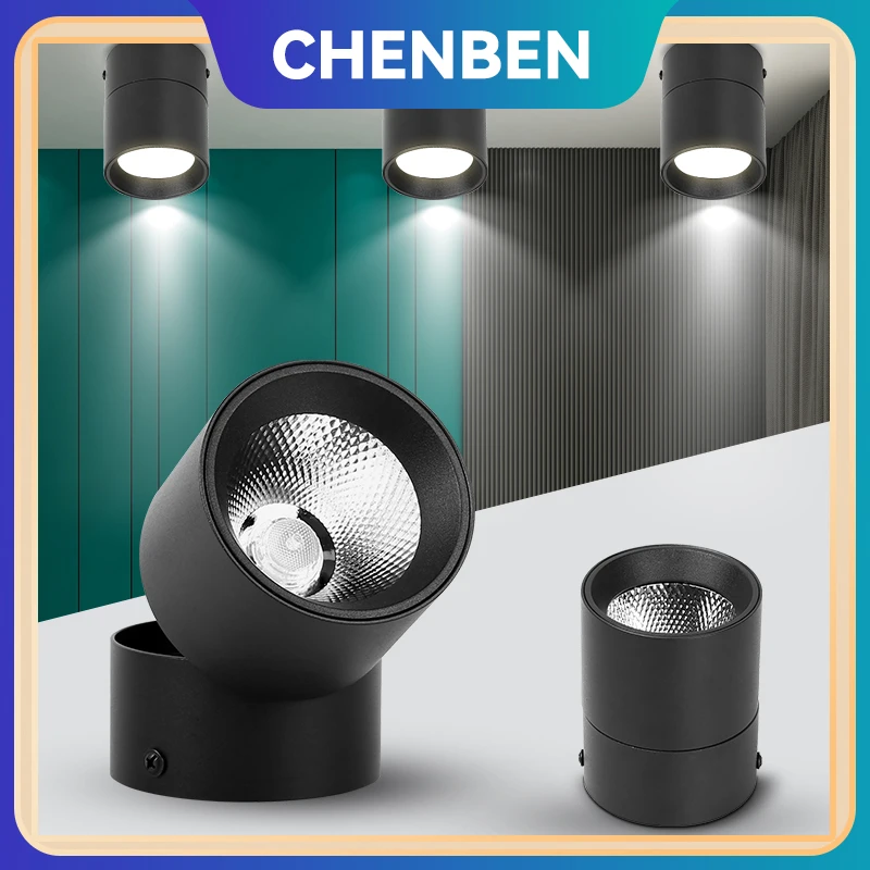 Foldable Surface Mounted LED Ceiling Light Downlight 7W 10W 15W Black Kitchen Lighting price in Pakistan