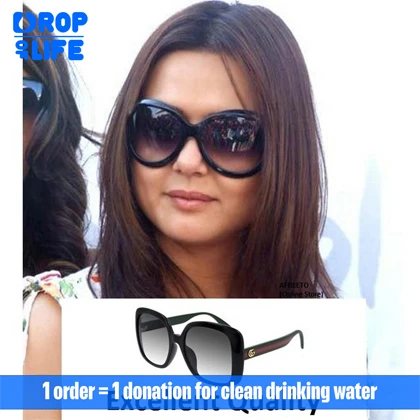 Designer Women Sunglasses Oval sunglasses big large ladies Over size sun glasses price in Pakistan