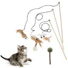3 Pcs Cat Teasing Rubber Mouse Toy price in Pakistan