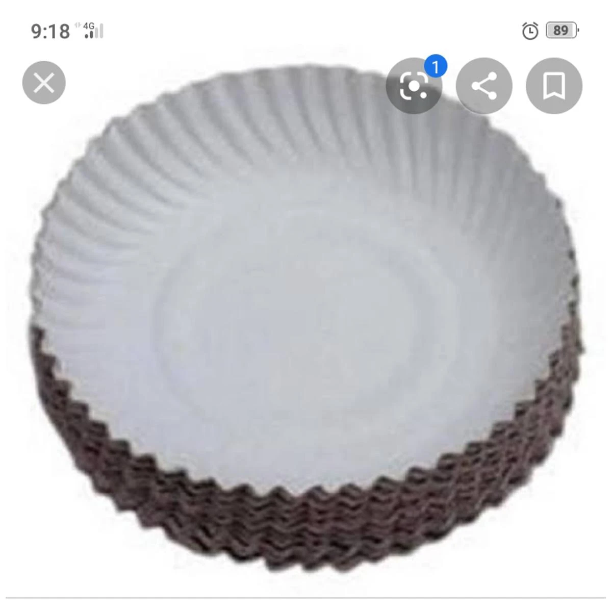 pack of 50 Disposable paper plates price in Pakistan