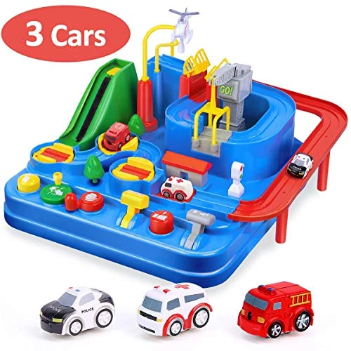 Car Adventure Toys, Puzzle Car Race Tracks Parking Playset For Toddles Boys Girls price in Pakistan