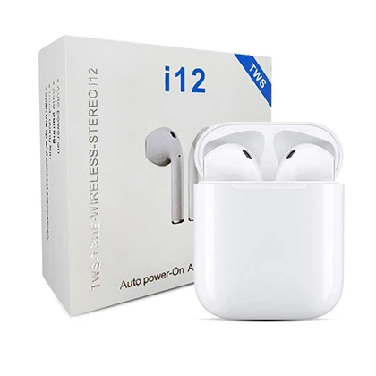 i12 tws EarBuds With Wireless Earphone 5.0 Bluetooth Ear Pods Ear Buds Stereo HeadPhones price in Pakistan