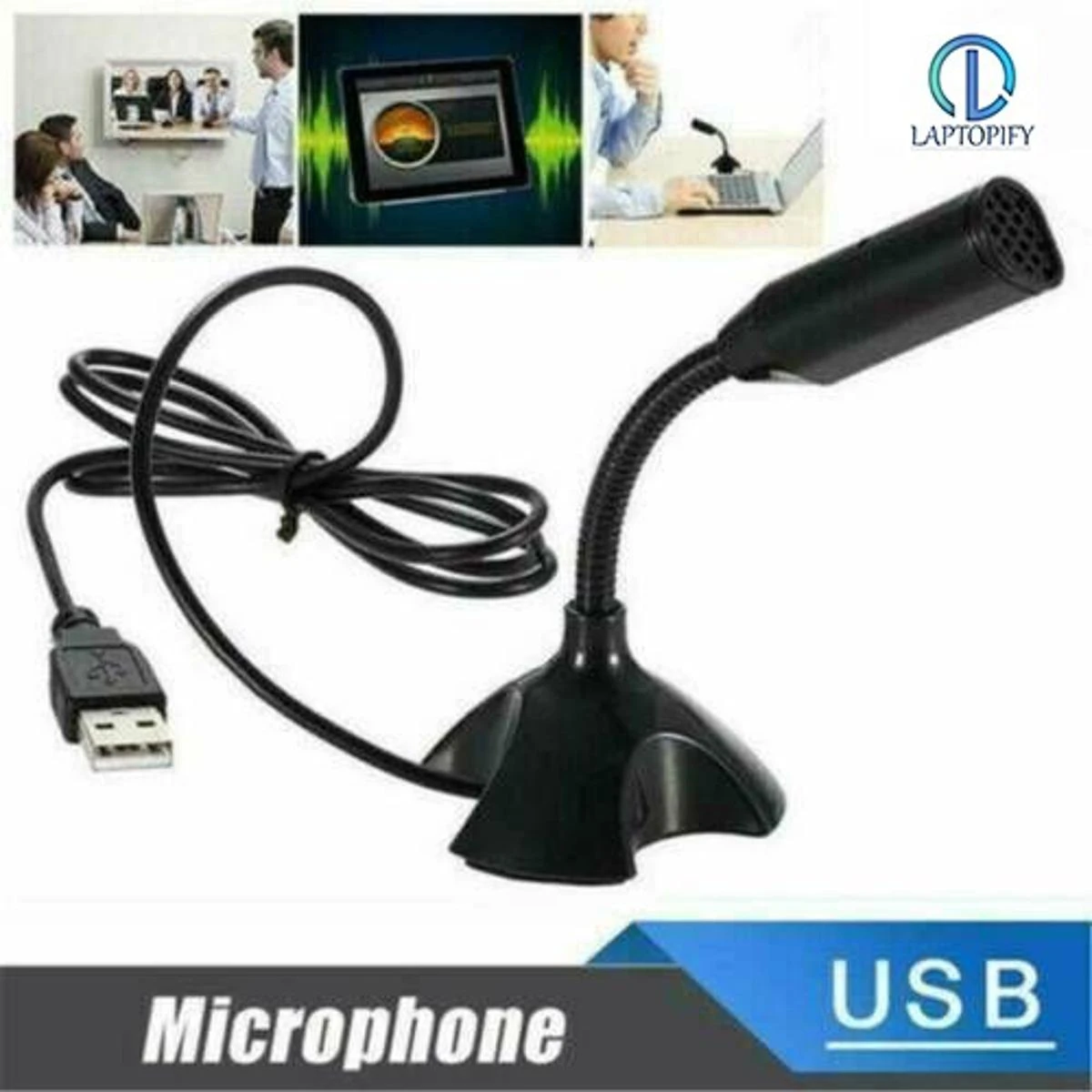 Universal USB Stand Mini Desktop Microphone For PC Computer Laptop price in Pakistan