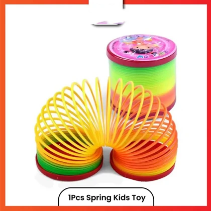 1PC Rainbow Coil Party Walking Slinky Spring Toy price in Pakistan