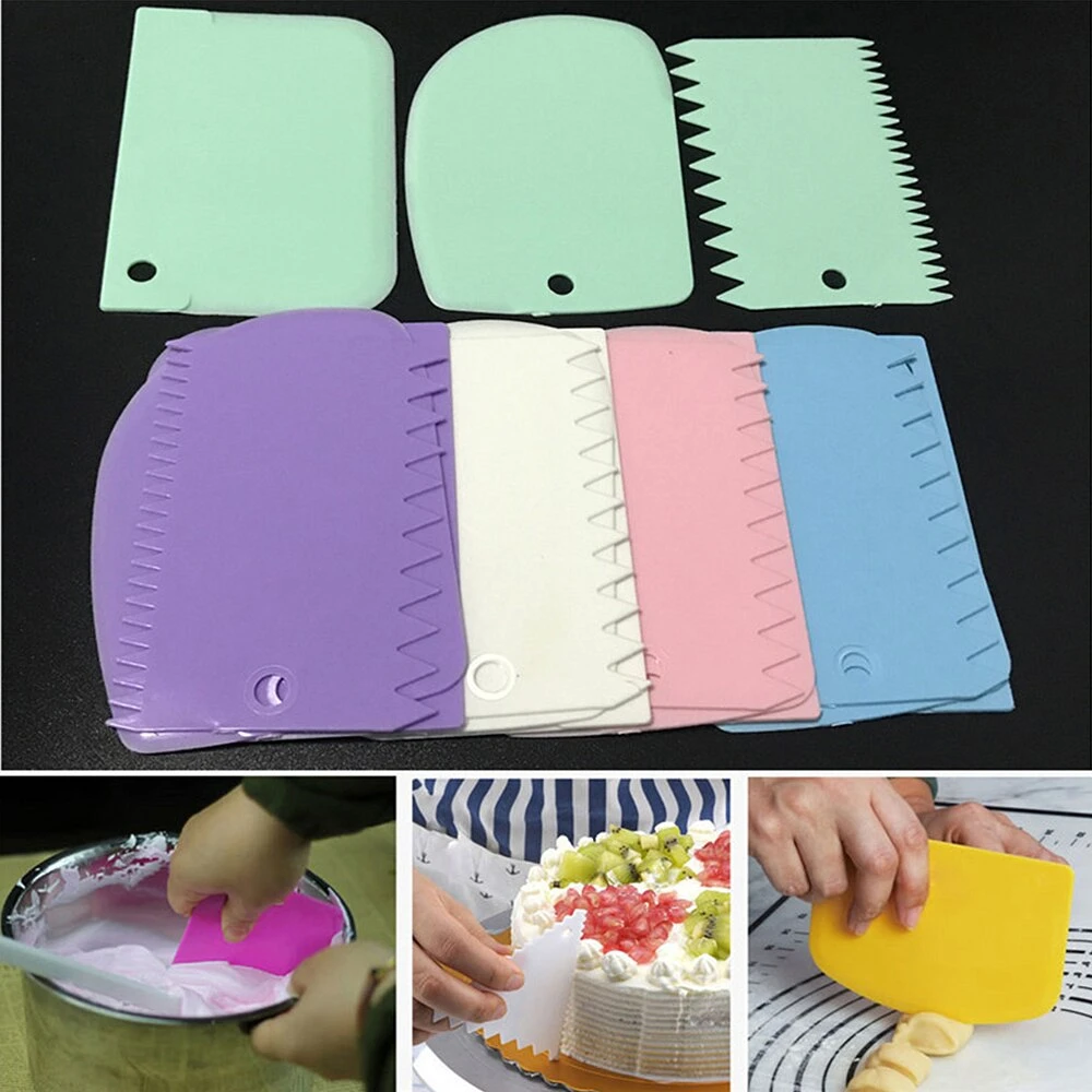 New Arrival Plastic Cake Spatula, Dough Knife, Cake Decorating Spatula, Fondant Cream Spatula price in Pakistan