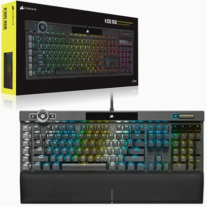 Corsair K100 RGB Mechanical Gaming Keyboard — CHERRY® MX Speed — Black price in Pakistan