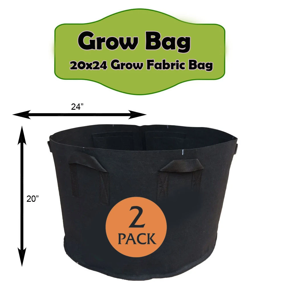 Pack Of 2 Grow Bag I 20 Gallon Grow Bag I 20 X 24 I For vegetables For kitchen gardening lovers ( FFZ) price in Pakistan