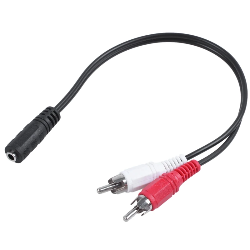 3.5mm Female Aux to 2-Male RCA Adapter Audio Stereo Cable price in Pakistan