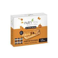 Nutri Lov Granola Bars, Peanut Buter & Raisin, 6x45g price in Pakistan