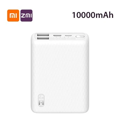 ZMI Mini 22.5W 10000mAh Power Bank PD3.0 Two-way Fast Charging For iPhone 12 and more – White price in Pakistan