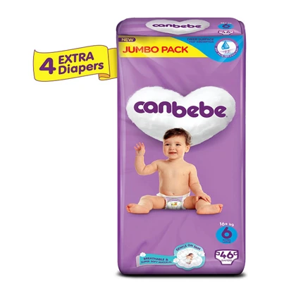 Canbebe Jumbo (Size 6  X-Large  16+ KG  46 Pcs) price in Pakistan