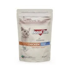 Bonacibo Kitten Pouch Chicken 85g price in Pakistan