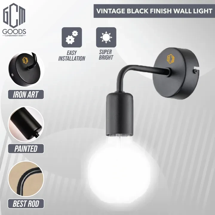 Wall Light, Wall Mounted Lamp, Retro Hanging Bulb Holder For Office Living Room Dining price in Pakistan