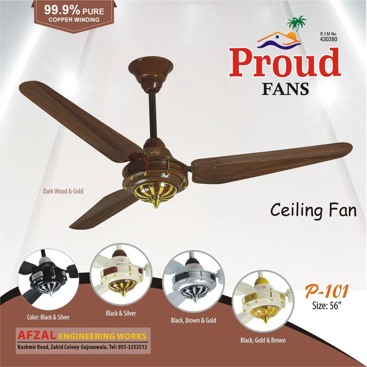 Proud Ceiling Fan AC DC Omega Plus 56 Inch High quality paint for superior finishing Brand Warrantyy price in Pakistan