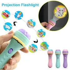 Hot Selling Projector Flashlight for Kids Early Childhood Educational Toy Birthday Gift Projector Torch for kids Multicolor price in Pakistan