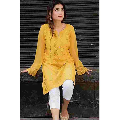 CHICKEN KARI 2PC Heavy Embroidered Shirt With Trouser and Patch – BFAD833 (B) price in Pakistan