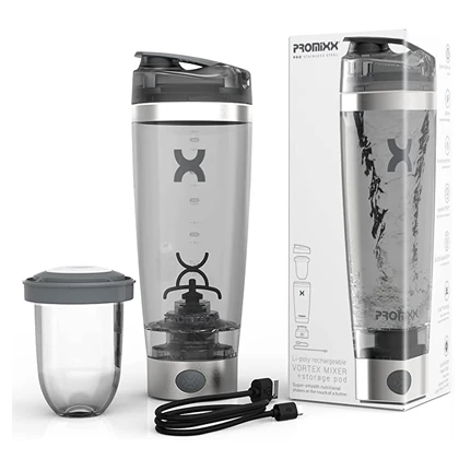 PROMiXX Pro Shaker Bottle (iX-R Edition)  Rechargeable, Powerful for Smooth Protein Shakes  includes Supplement Storage – BPA Free price in Pakistan