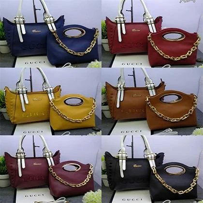 Gucci 2 piece Bags With Long strap price in Pakistan