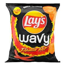 Lays Wavy Flamin Hot Flavor Pack of 12 PCs price in Pakistan