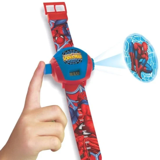 Spiderman Projector Digital Watch Blue Color Kids 1 Pc price in Pakistan