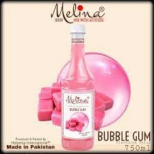 Melina – Bubble Gum Flavoured/Flavored Syrup 750ml price in Pakistan