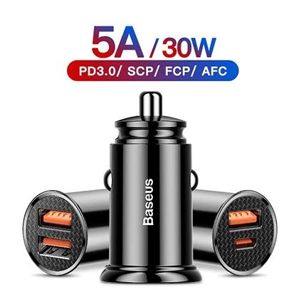 Original USB Car Charger 5A 30W Quick Charge 4.0 3.0 price in Pakistan