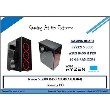 B450 TUFF Gaming MOBO – RYZEN 5 3600 PROCESSOR – REDDRAGON CASING 4 RGB Fans – 8 x 2 GAMING RAM CORRSAIR VENGEANCE – 256 GB nvme – 1 TB HDD – RTX 3060 AMP Edition White GDDR6 price in Pakistan