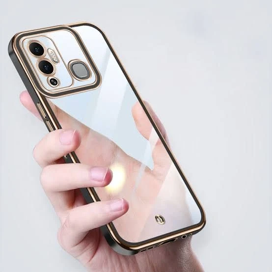 Luxury 6D Plating Soft Casing Silicone For Infinix Hot 12 Play price in Pakistan