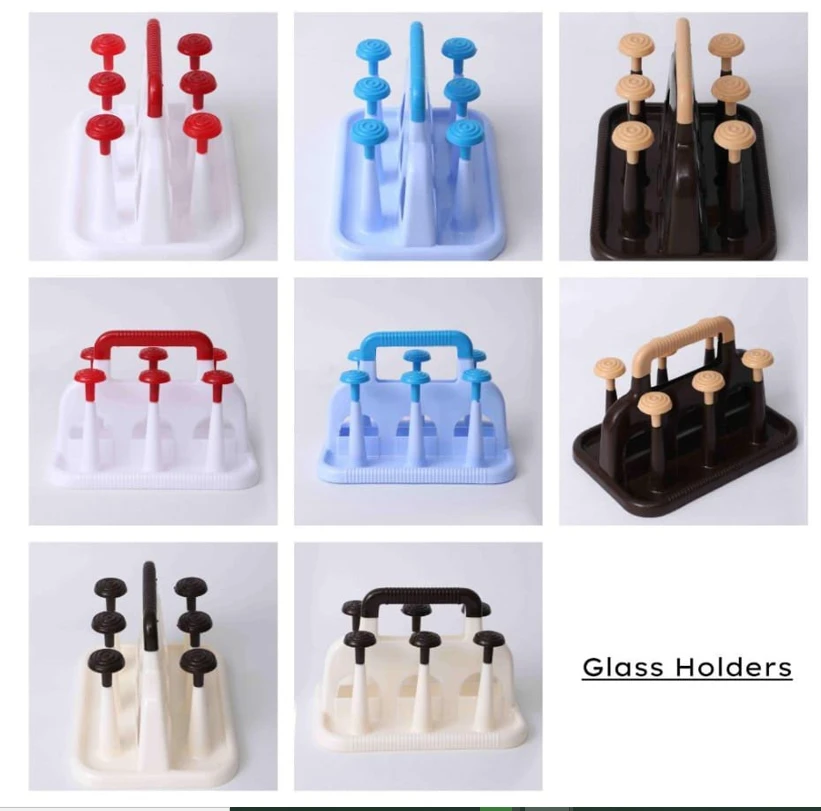 Rectangular Shape Plastic Glass Cup Holder Drying Rack Stand price in Pakistan