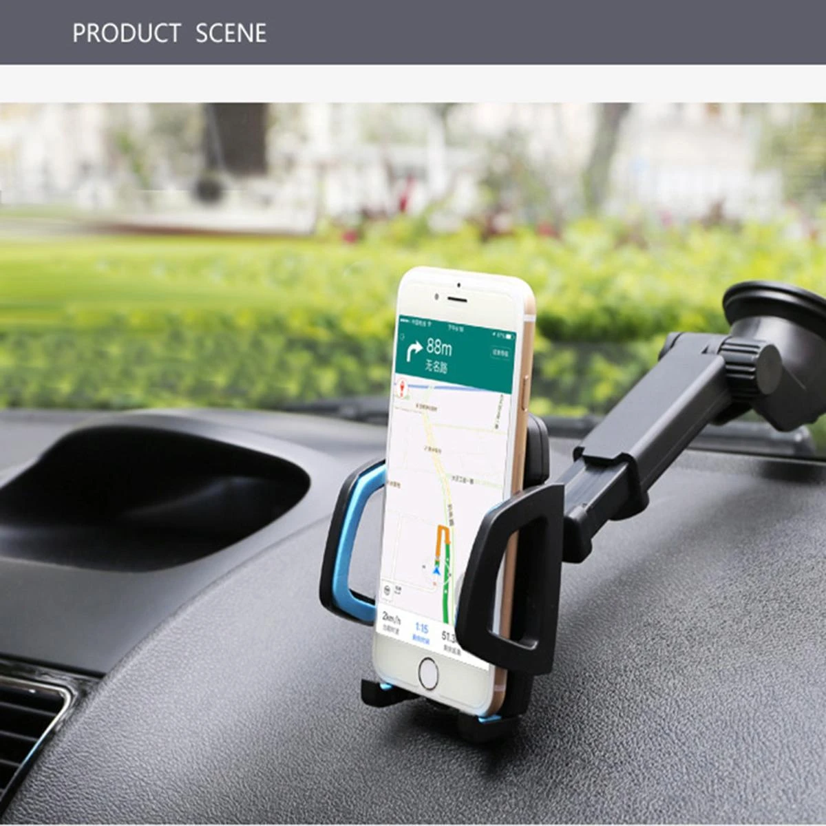 Car Mobile Phone Holder Rotatable Adjustable Car Rear View Mirror Phone Holder Stand price in Pakistan
