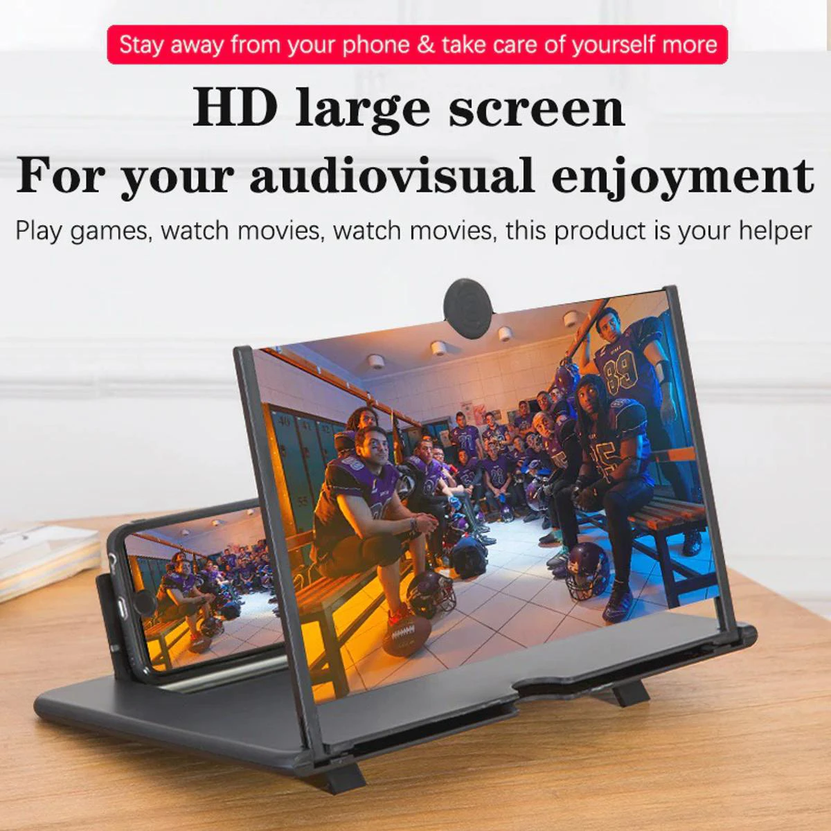 Mobile Screen Magnifier 3D Enlarged Screen 2022 Display Mobile Stand High Quality price in Pakistan