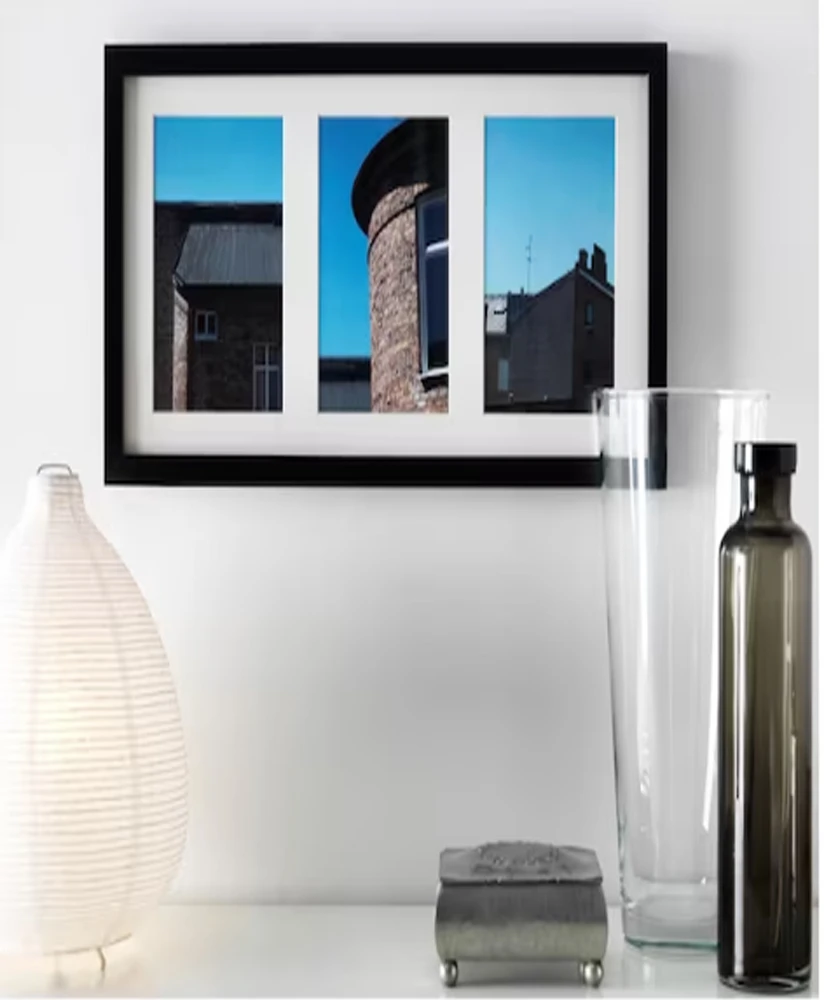 IKEA Ribba Collage Photo/Picture Frame Black, White, Oak price in Pakistan