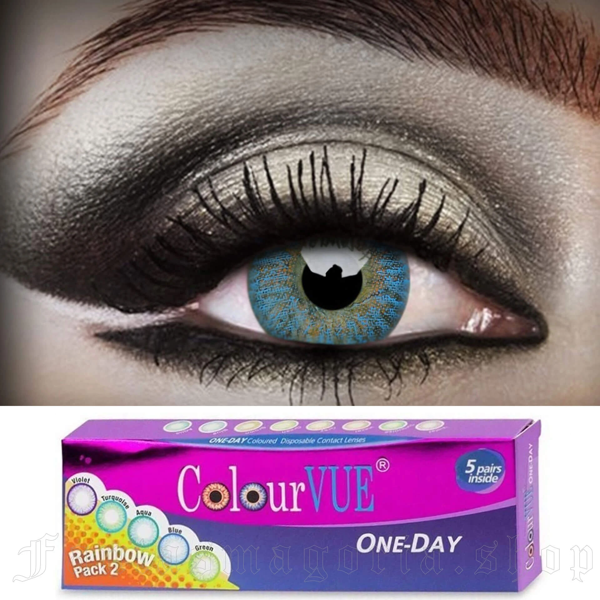 Top fashion icon Eyes Contact Lenses Gray Color WIith Case  eye lenses for girls  lenses  color lenses  party wear lense price in Pakistan