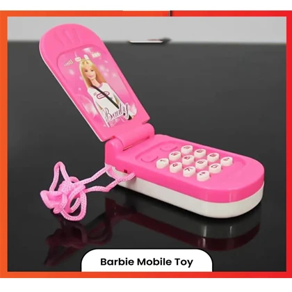 Mini Flap Style Barbie Musical Mobile Phone Toy price in Pakistan