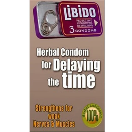 LIBIDO LONG SEX TIME DELAY CONDOMS (12 CONDOMS PACK) price in Pakistan