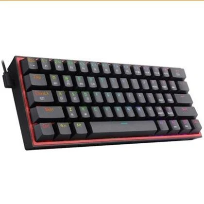 Redragon K616 FIZZ Pro RGB 60% Wireless and Wired Mechanical Gaming Keyboard 3 in 1 Bluetooth 2.4G and Wired Modes with Red Switches 61 Keys price in Pakistan