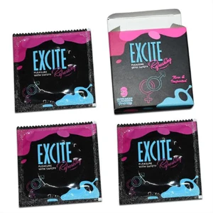 Excite Condoms – 3 Bubblegum Flavor Condoms price in Pakistan