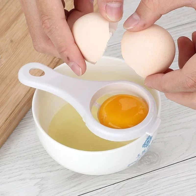 Egg Yolk Seperator Separator Kitchen Cooking Gadget Sieve Tool White Egg Separator price in Pakistan
