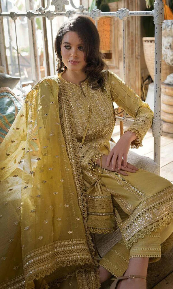 Sobia Nazir – 3PC Lawn Embroidered Shirt With Embroidered price in Pakistan