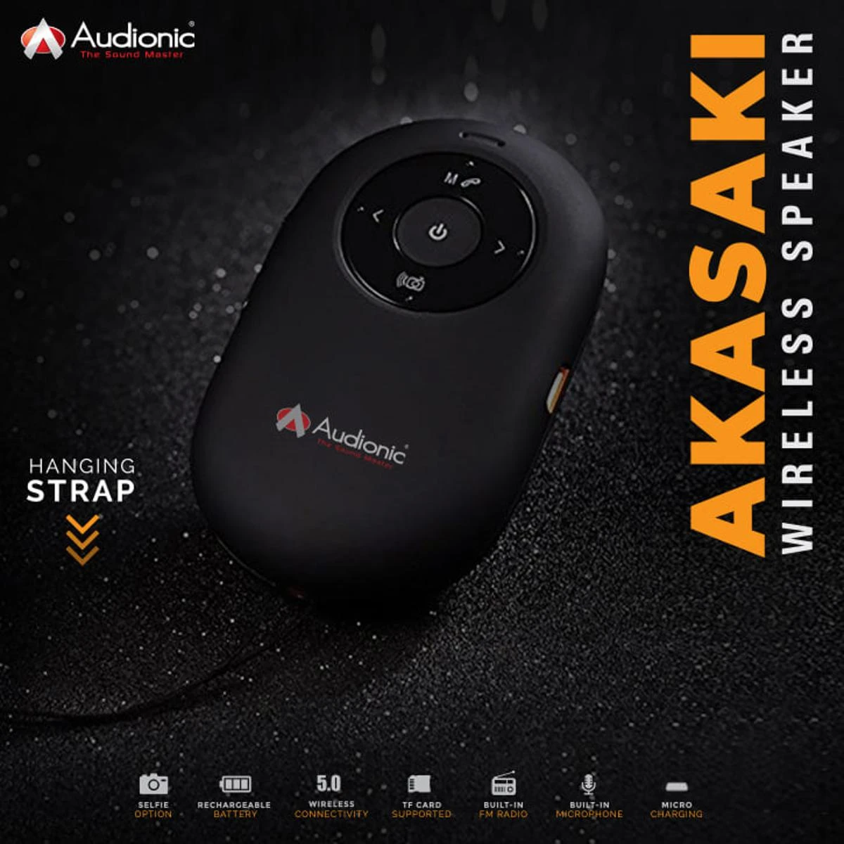 Original Audionic Mini Speaker – Audionic Akasaki Speaker – Audionic Selfie Speaker – Audionic Speaker Akasaki – Mini Speaker – C120 Speaker price in Pakistan