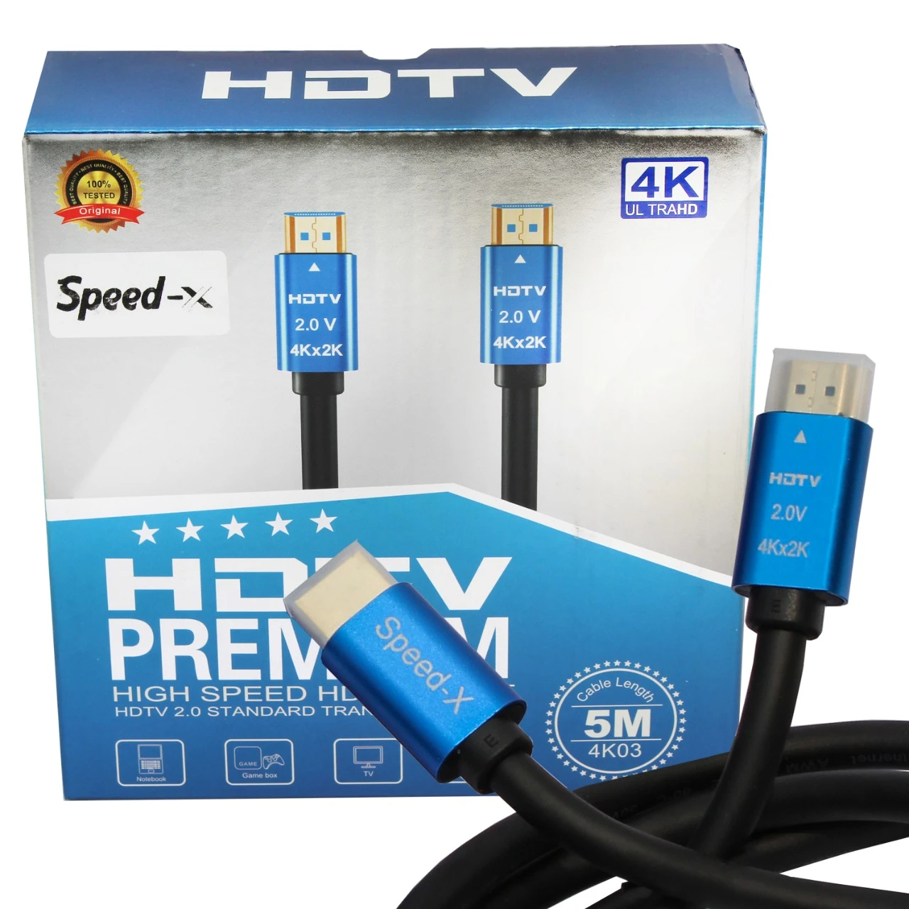Speed-X 2.0V HDMI Premium Cable Ultra HD 4k 5m price in Pakistan